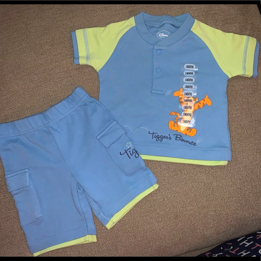 3-Month Baby Disney Tigger 2-piece Outfit - NEW